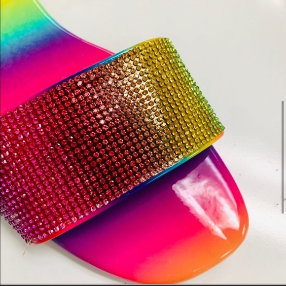 ❤️Anna Multicolored-rhinestoned sandal - Picture 4 of 5